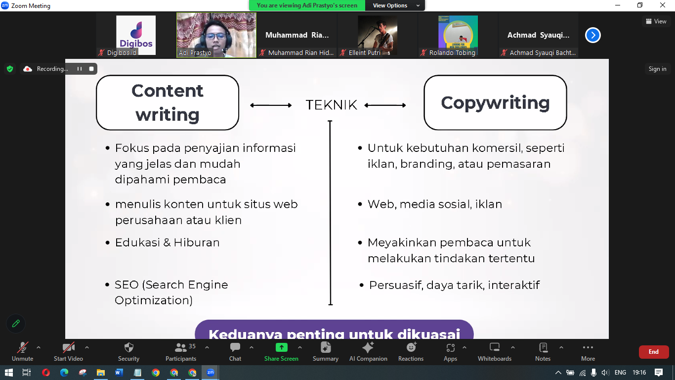 Kelas SEO Content Writing