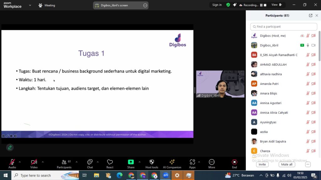 Kelas Instagram dan Tiktok
