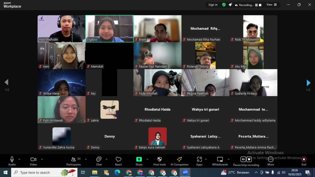 Kelas Reguler Online Sosial Media